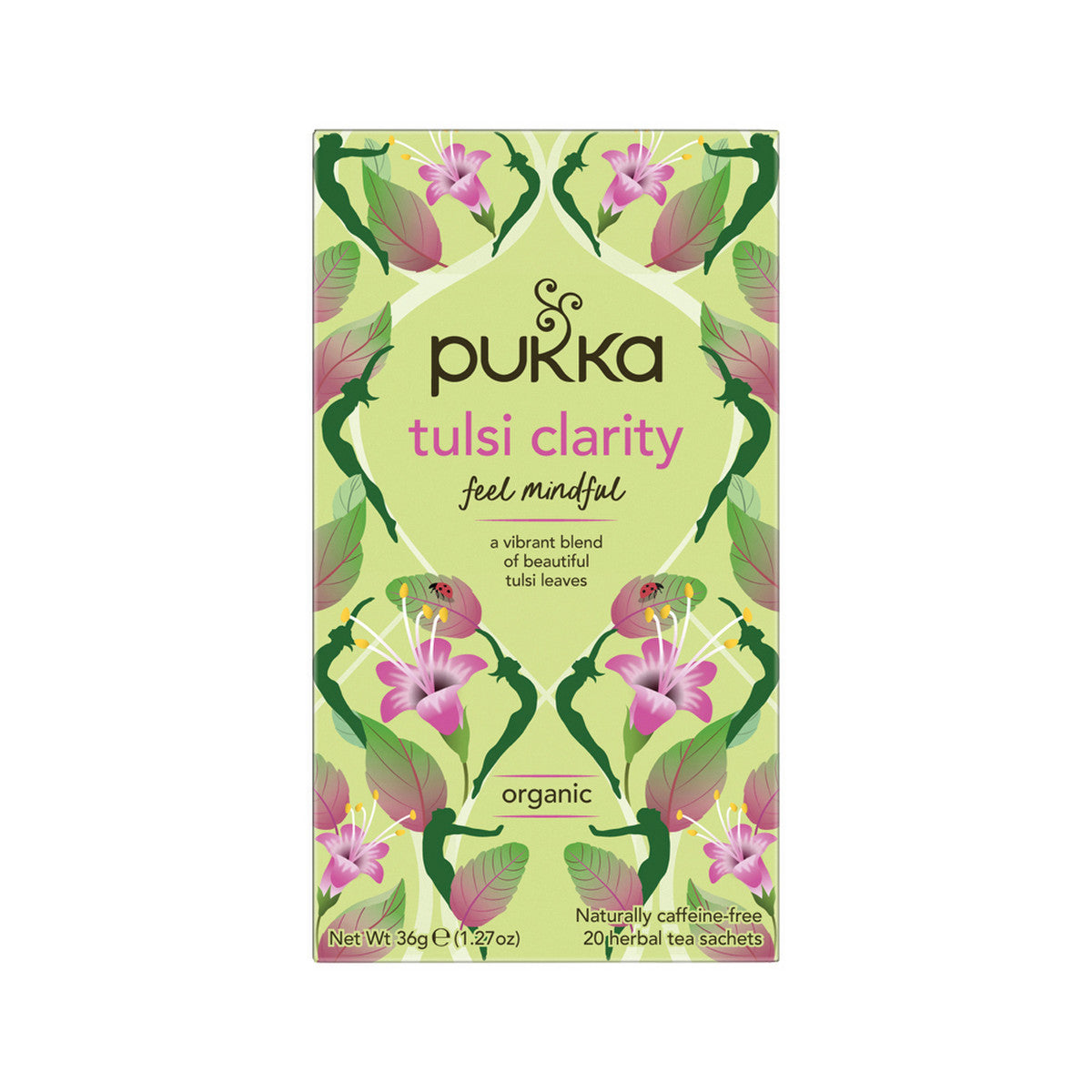 image of Pukka Organic Tulsi Clarity x 20 Tea Bags on white background