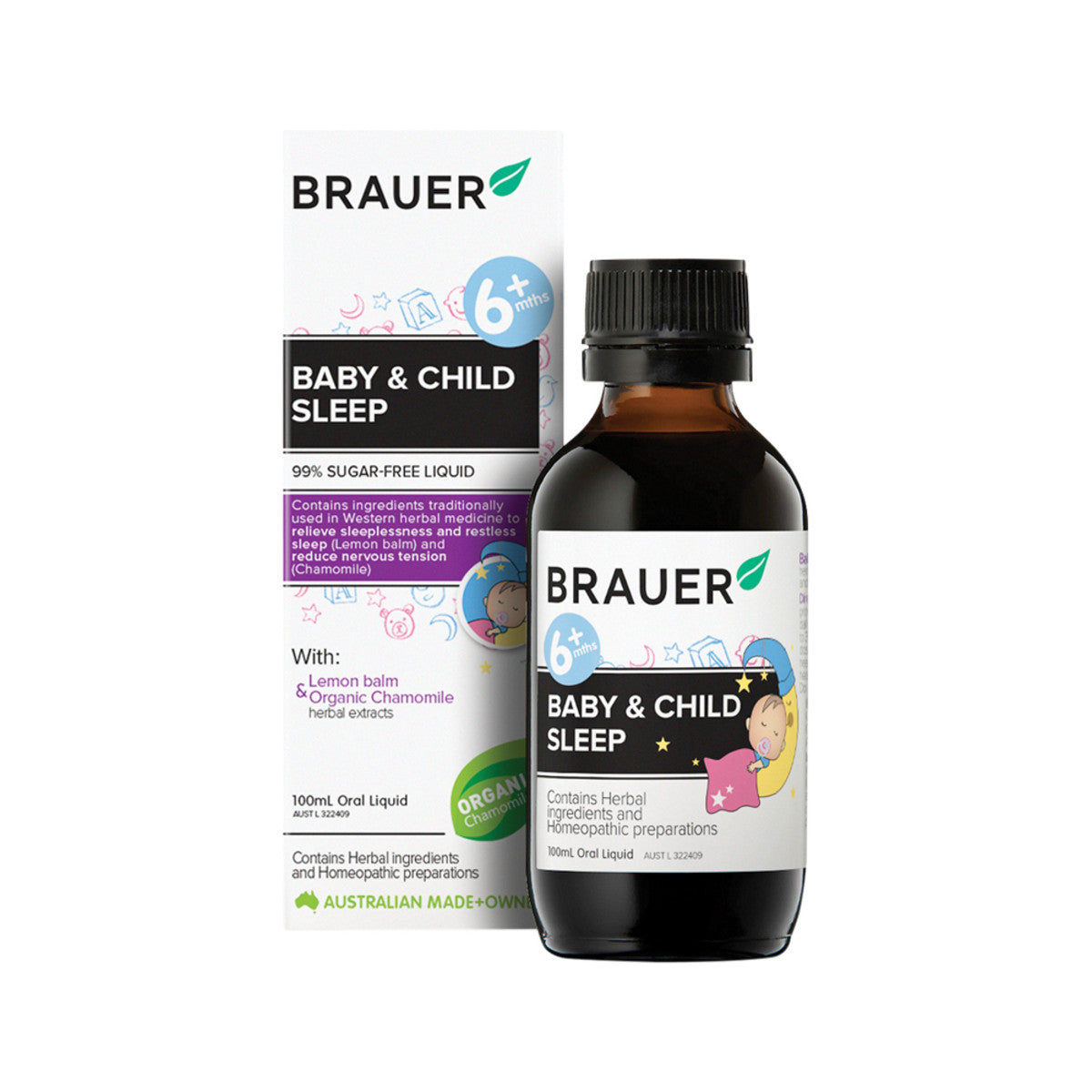image of Brauer Baby & Child Sleep Oral Liquid 100ml on white background