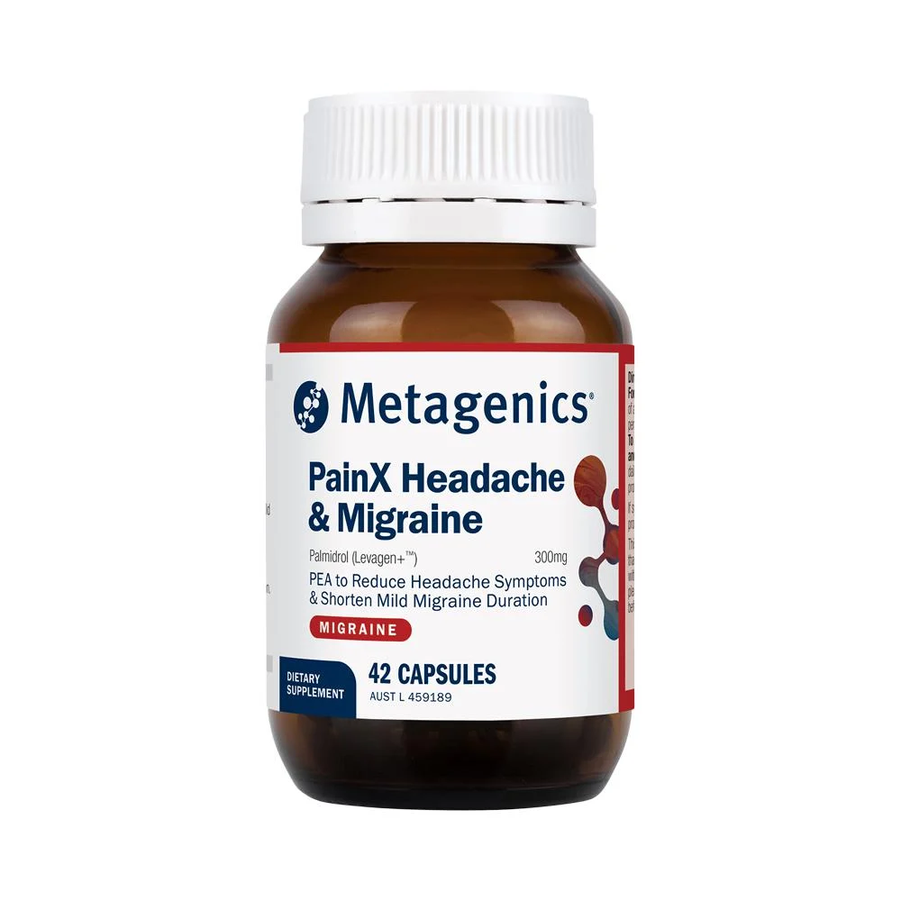 image of Metagenics Bio Absorb PEA (PainX Headache and Migraine )42c on white background
