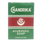 image of Chandrika Ayurvedic Soap 75g on white background