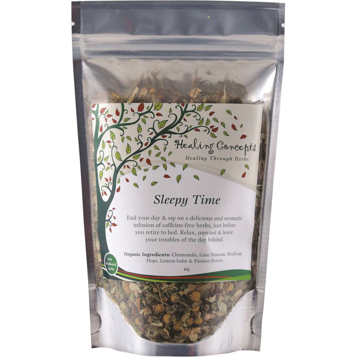 image of Healing Concepts Organic Blend Sleepy Time 40g on white background