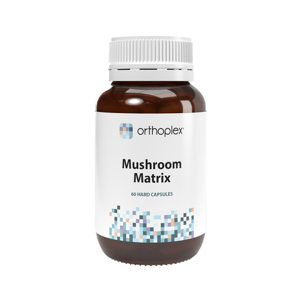 Orthoplex White Mushroom Matrix 60c
with white background 