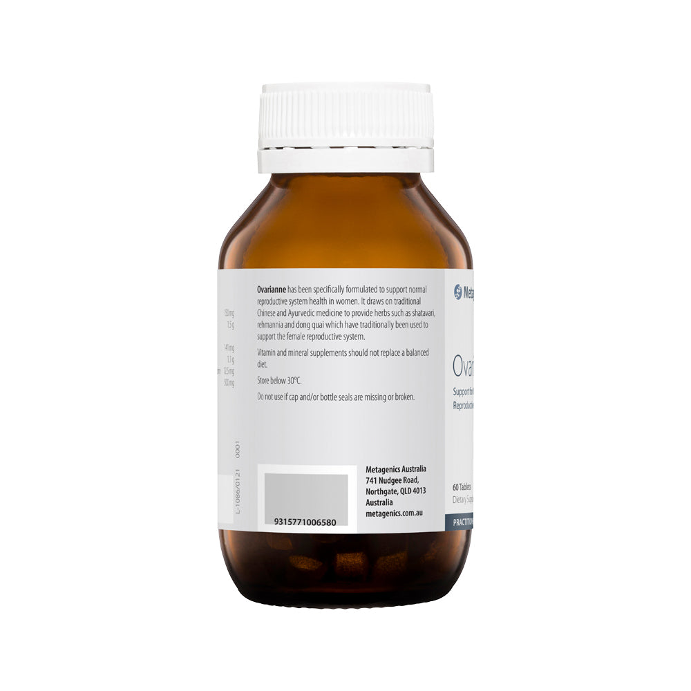 image of Metagenics Ovarianne 60t on white background