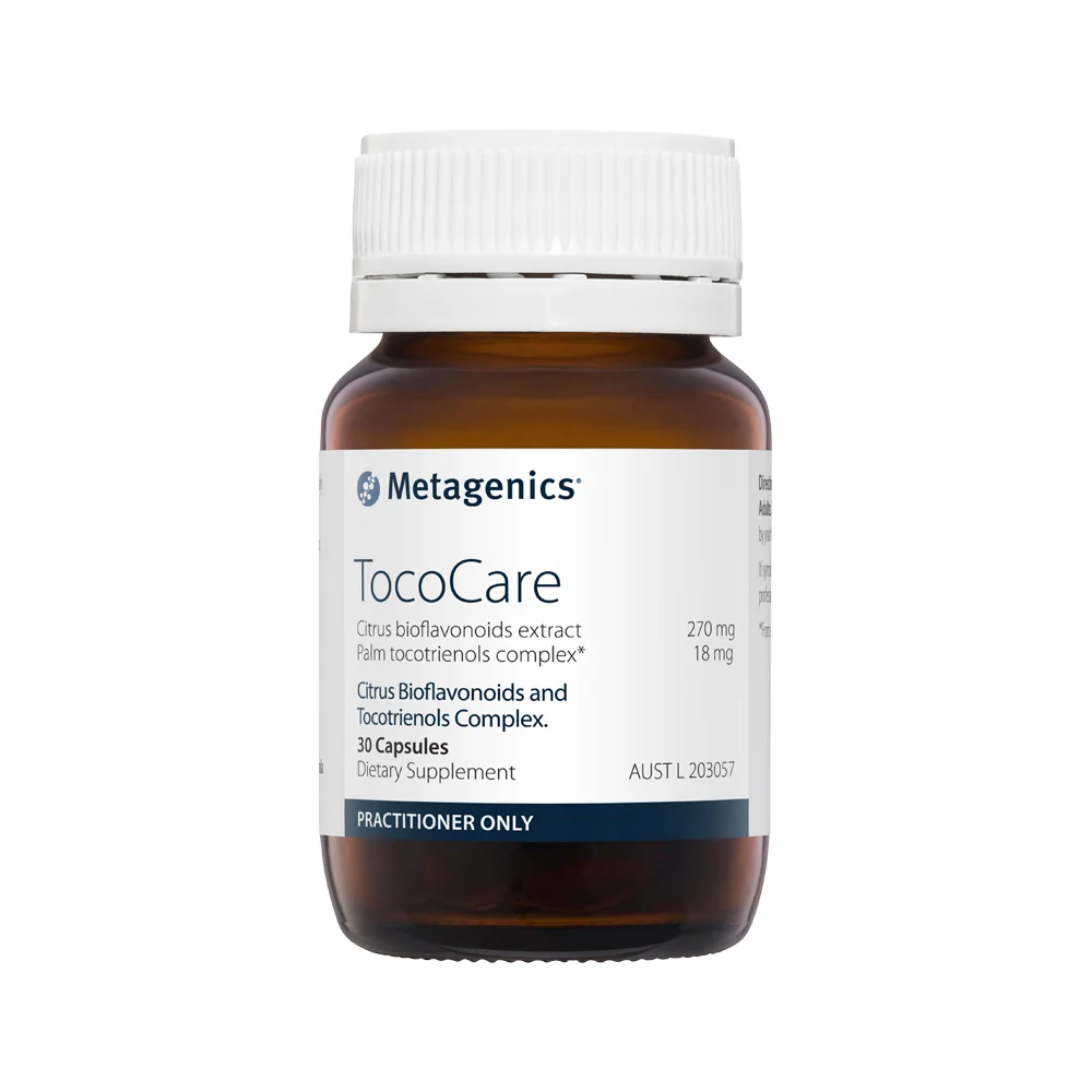 image of Metagenics TocoCare 30c on white background 