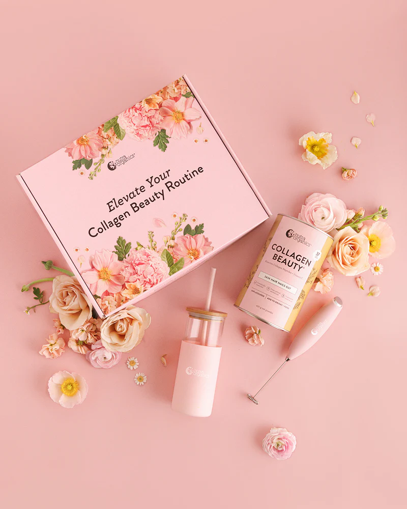 image of Nutra Organics Let's Glow Collagen Gift Box on white background