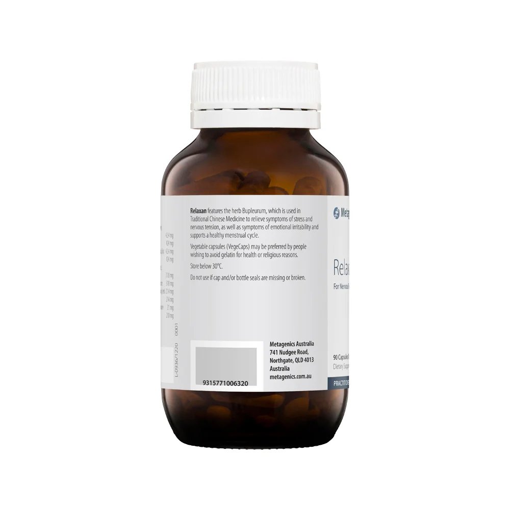 image of Metagenics Relaxan 90c on white background