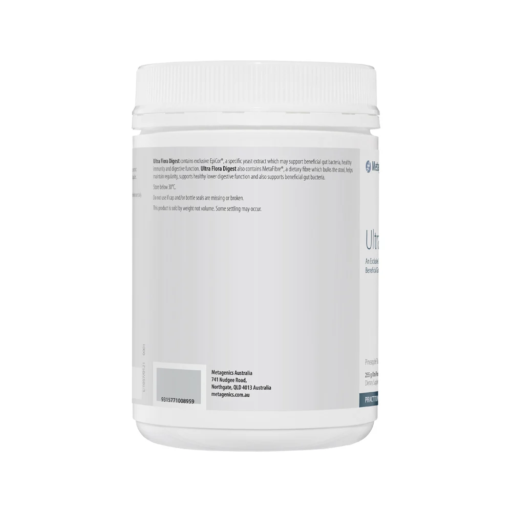 image of Metagenics Ultra Flora Digest Oral Powder 255g
 on white background
