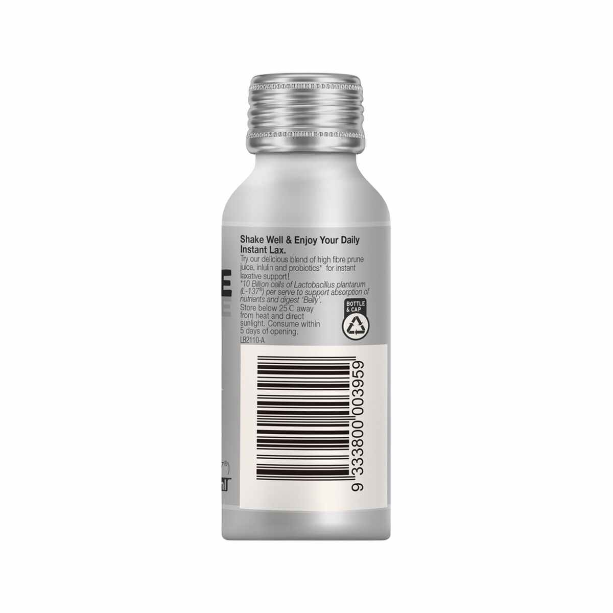 image of Henry Blooms BellyME Instant Lax Prune + Inulin Shots Natural Berry 60ml x 7 Pack on white background