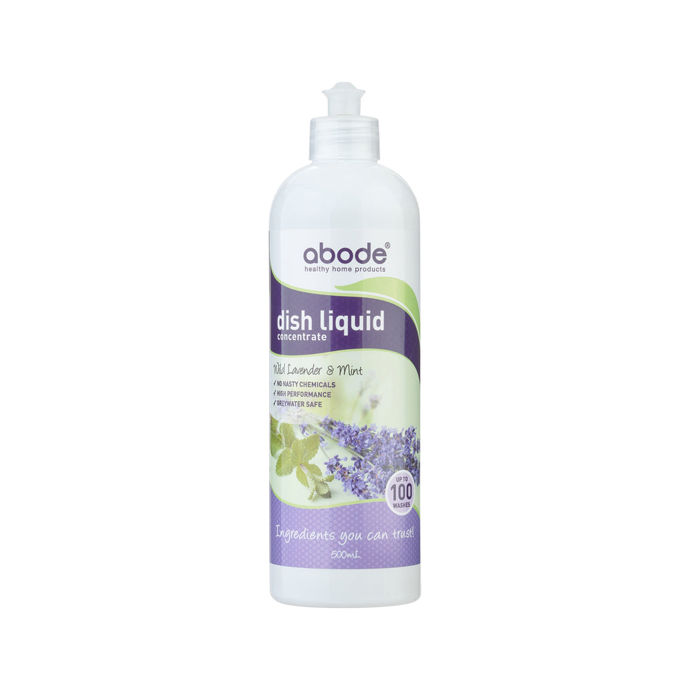 image of Abode Dish Liquid Concentrate Wild Lavender & Mint 500ml on white background