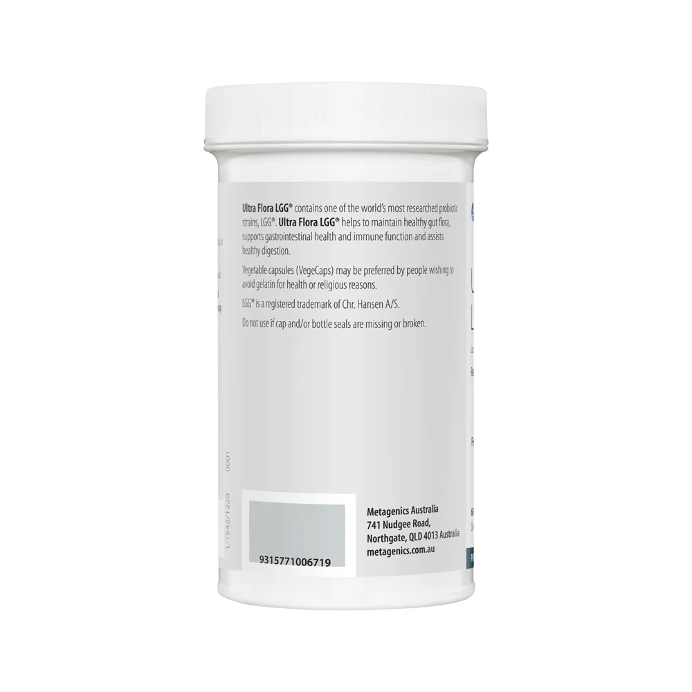 image of Metagenics Ultra Flora LGG 60vc on white background