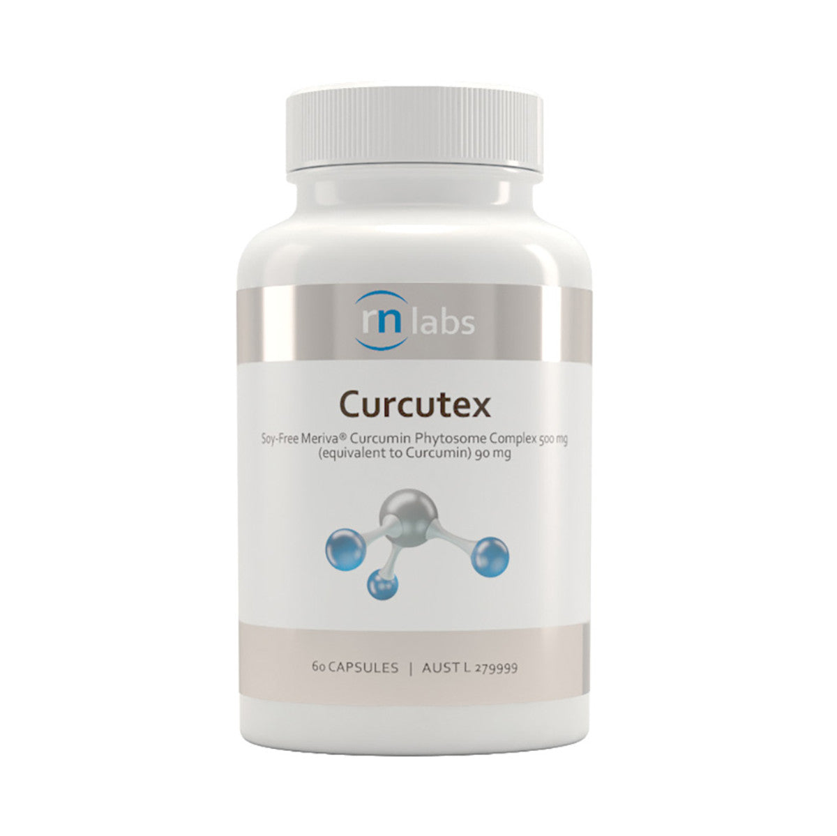 image of RN Labs Curcutex 60c on white background