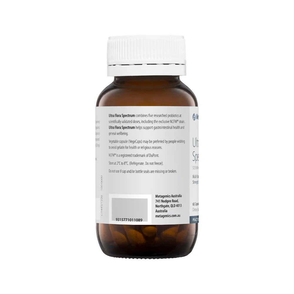 image of Metagenics Ultra Flora Spectrum 60c on white background
