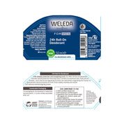image of Weleda For Men 24hr Deo Roll-On 50ml on white background