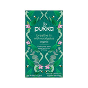 image of Pukka Organic Breathe In With Eucalyptus x 20 Tea Bags on white background