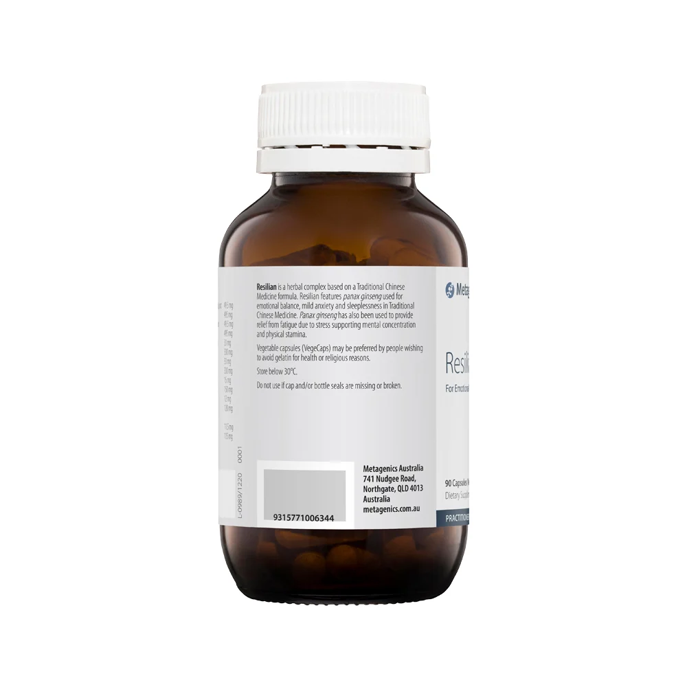image of Metagenics Resilian 90c on white background