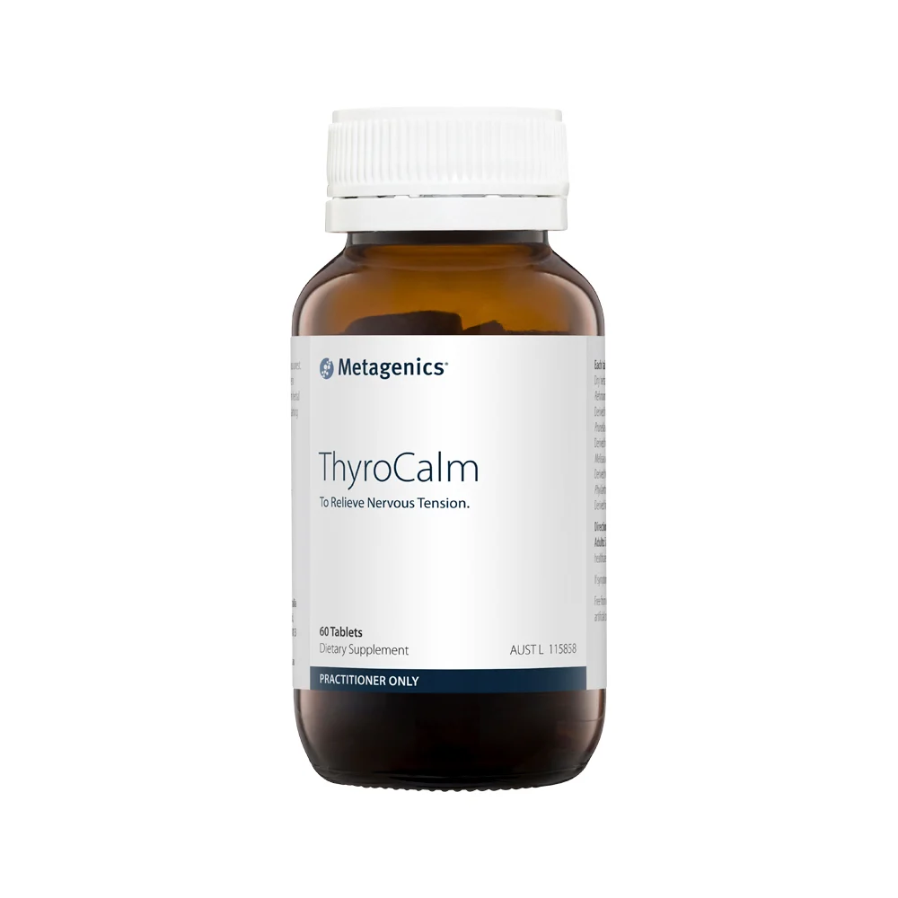 image of Metagenics ThyroCalm 60t on white background