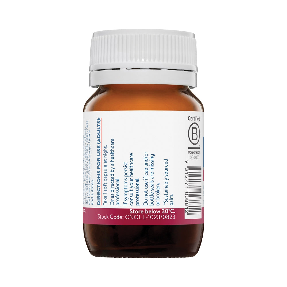 Bottle of Ethical Nutrients Cholestrienol supplement 30 c on a white background