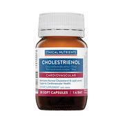 Bottle of Ethical Nutrients Cholestrienol supplement 30 c on a white background