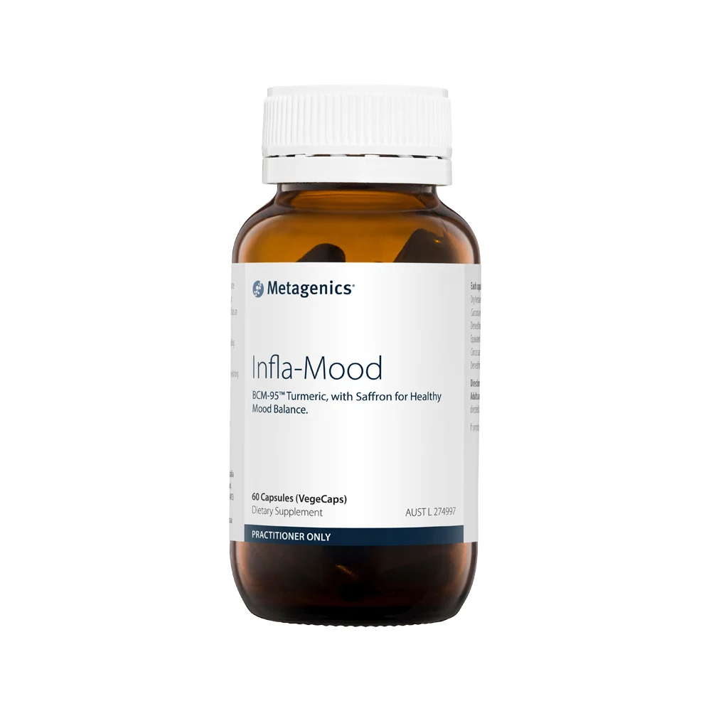 image of Metagenics Infla-Mood 60c on white background
