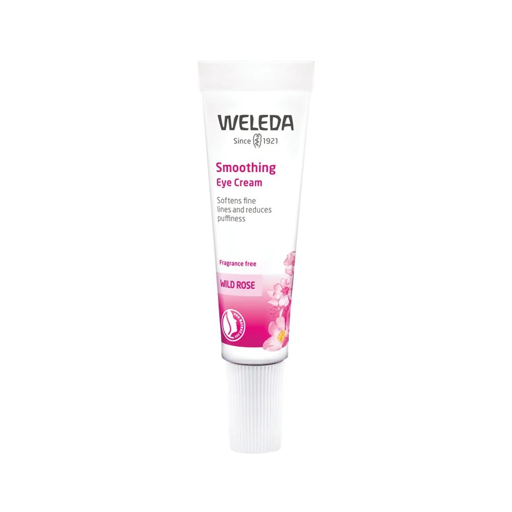 image of Weleda Smoothing Eye Cream (Wild Rose) 10ml on white background