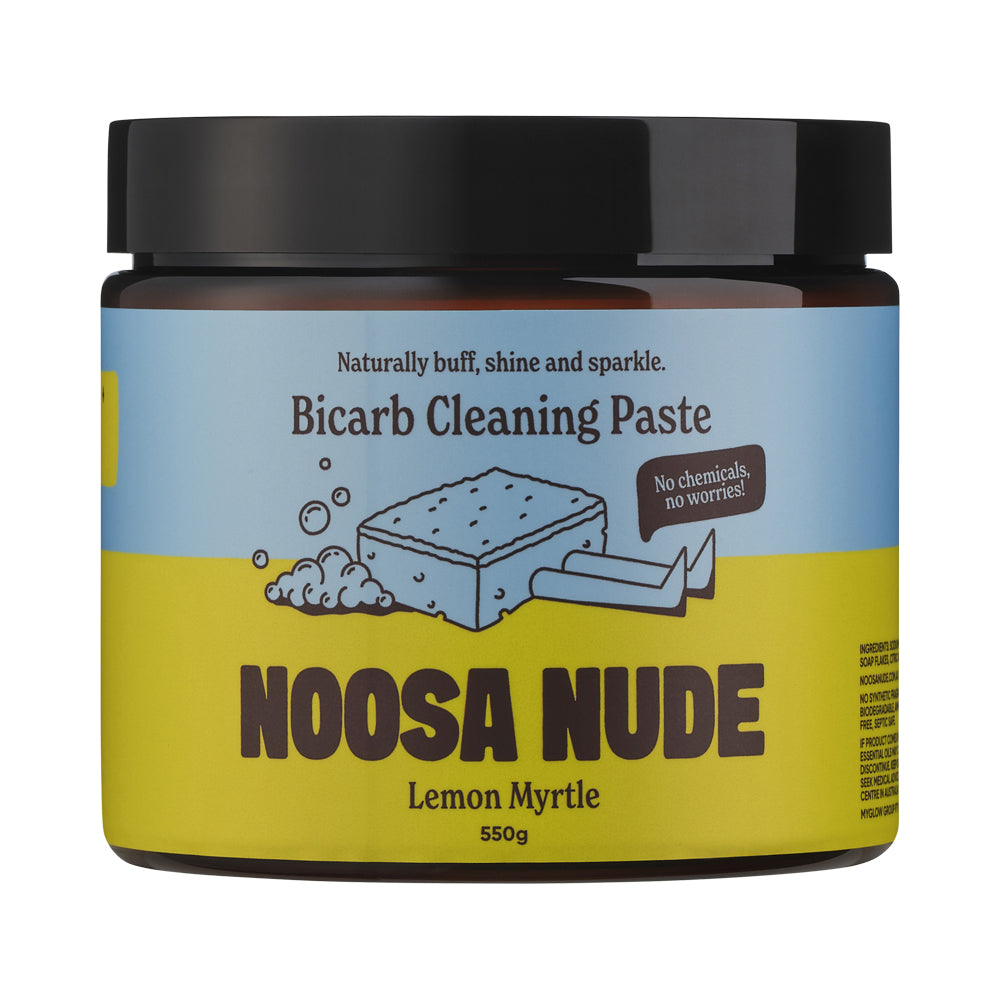 NOOSA NUDE BICARB CREAM CLEANSER LEMON MYRTLE 550G