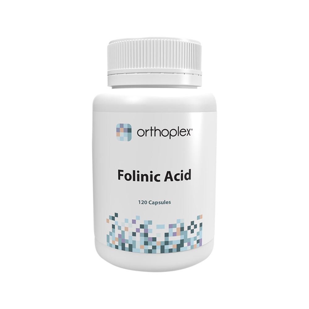 image of Orthoplex White Folinic Acid 120c
with white background 