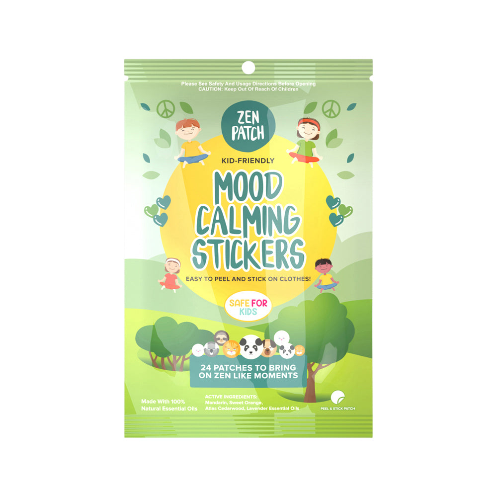 image of NATPAT Organic Zen Stickers (Mood Calming) x 24 Pack on white background