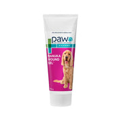 Paw Manuka Wound Gel 100g tube for dogs on a white background