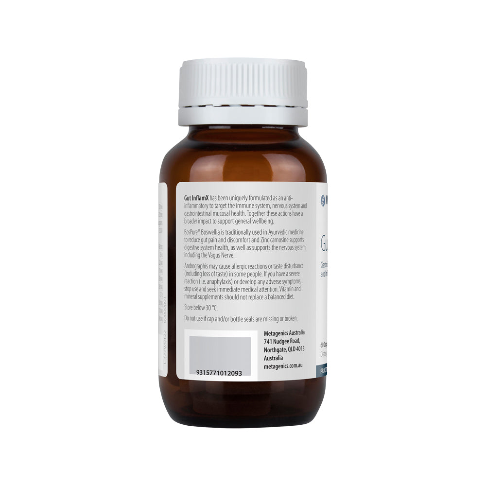 image of Metagenics Gut InflamX 60c on white background