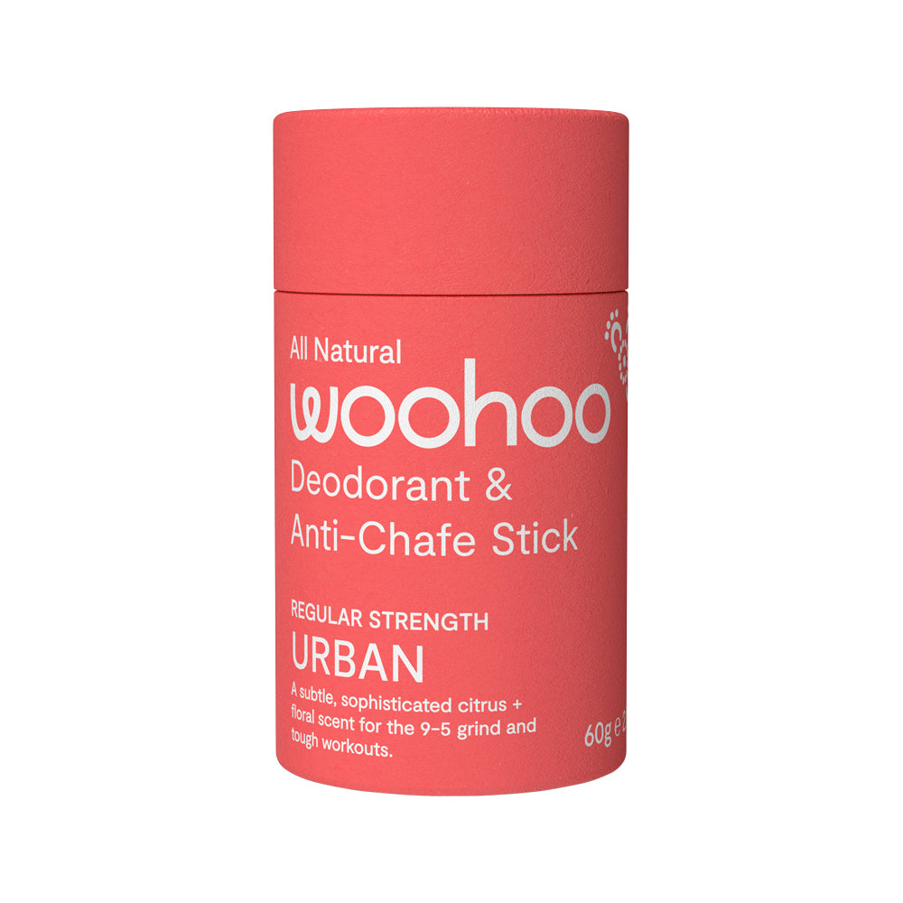 image of Woohoo Deodorant & Anti-Chafe Stick Urban 60g on white background