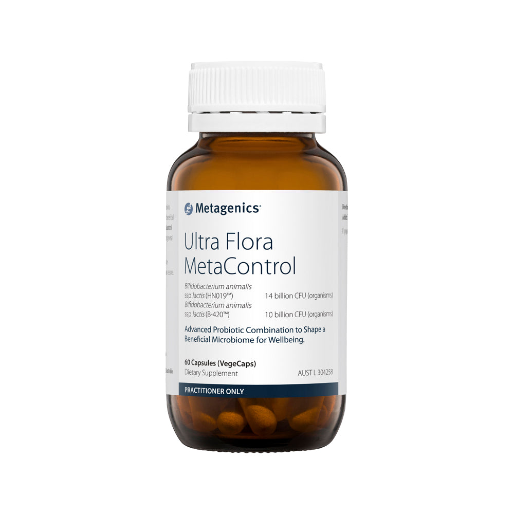 image of Metagenics Ultra Flora MetaControl 60vc on white background
