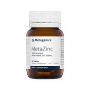 image of Metagenics MetaZinc 60t on white background 