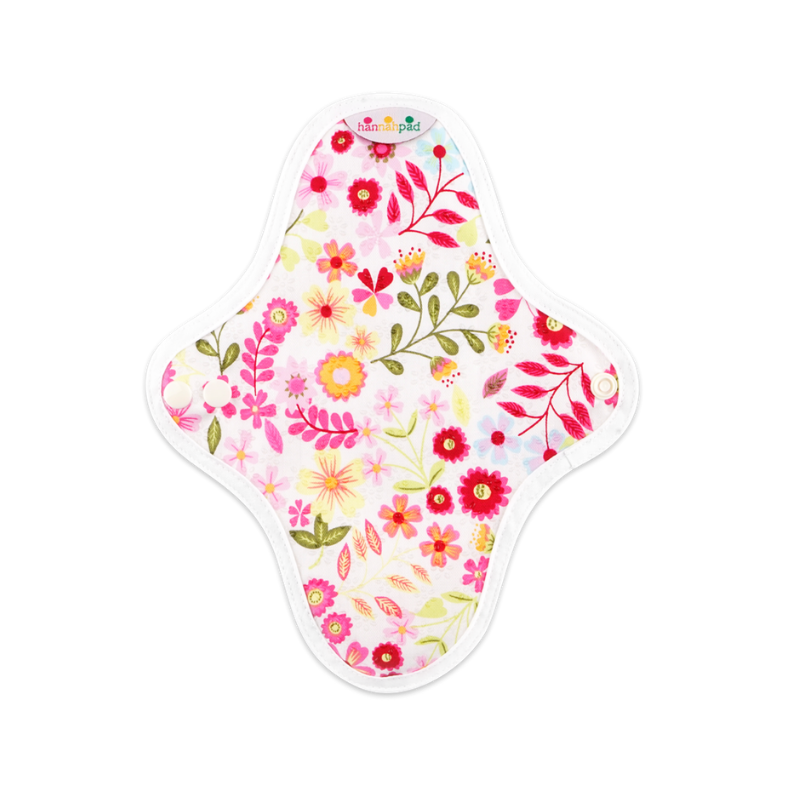 image of Hannahpad Reusable Cloth Pad Pantyliner x 2 Pack on white background 