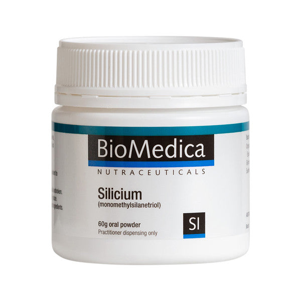 image of Biomedica Silicium (monomethylsilanetriol) 60g on white background 