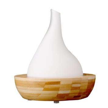 image of Aryya Ultrasonic Diffuser Bamboo Teardrop on white background