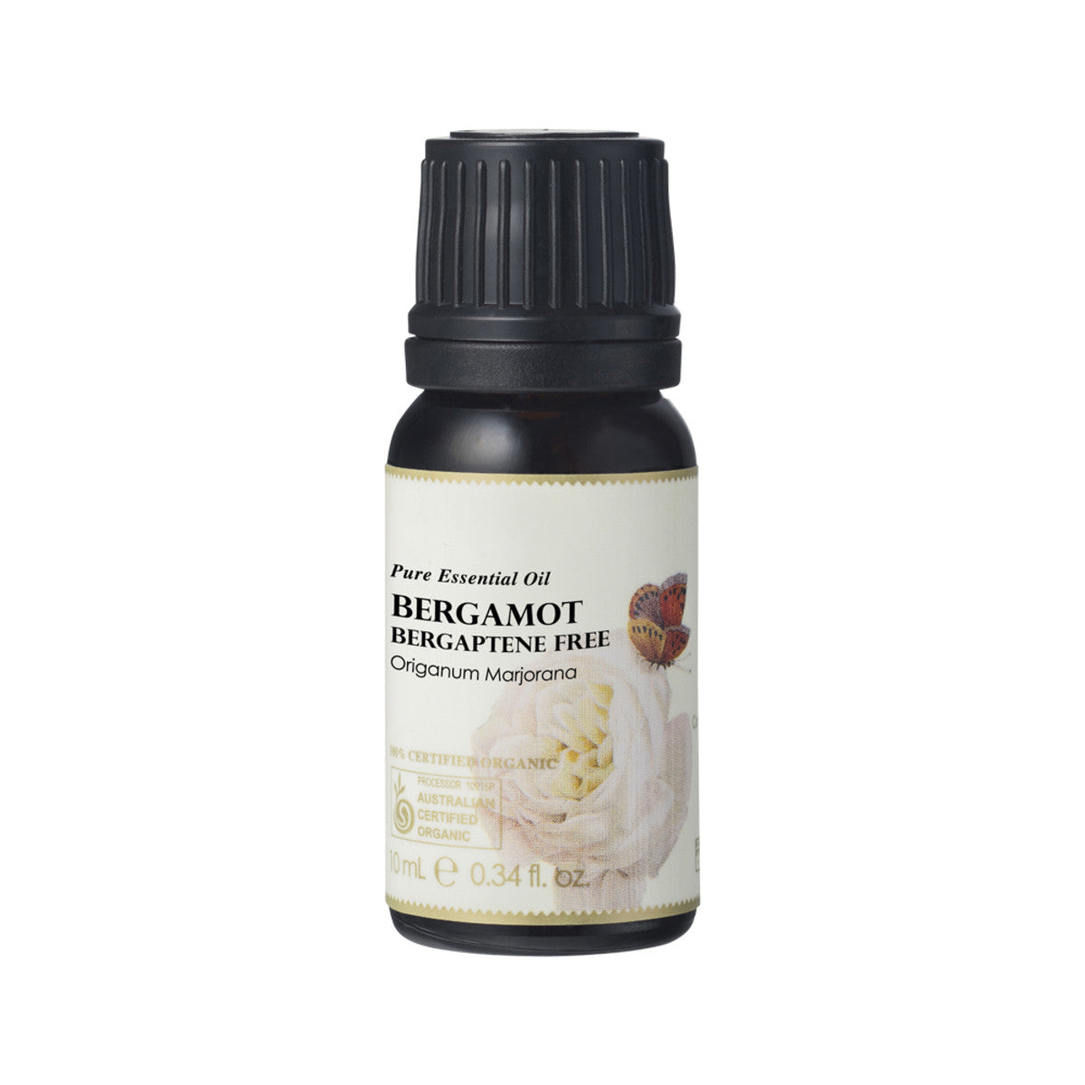 image of Ausganica 100% Certified Organic Essential Oil Bergamot (Bergapten Free) 10ml