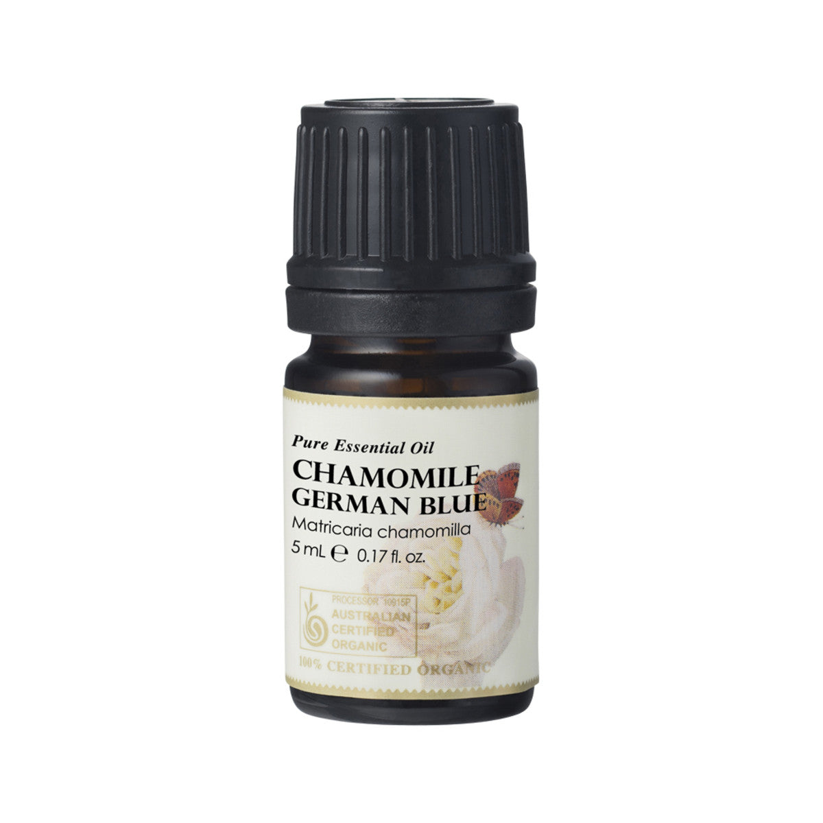 image of Ausganica Certified Organic Essential Oil Chamomile German Blue 5ml on white background