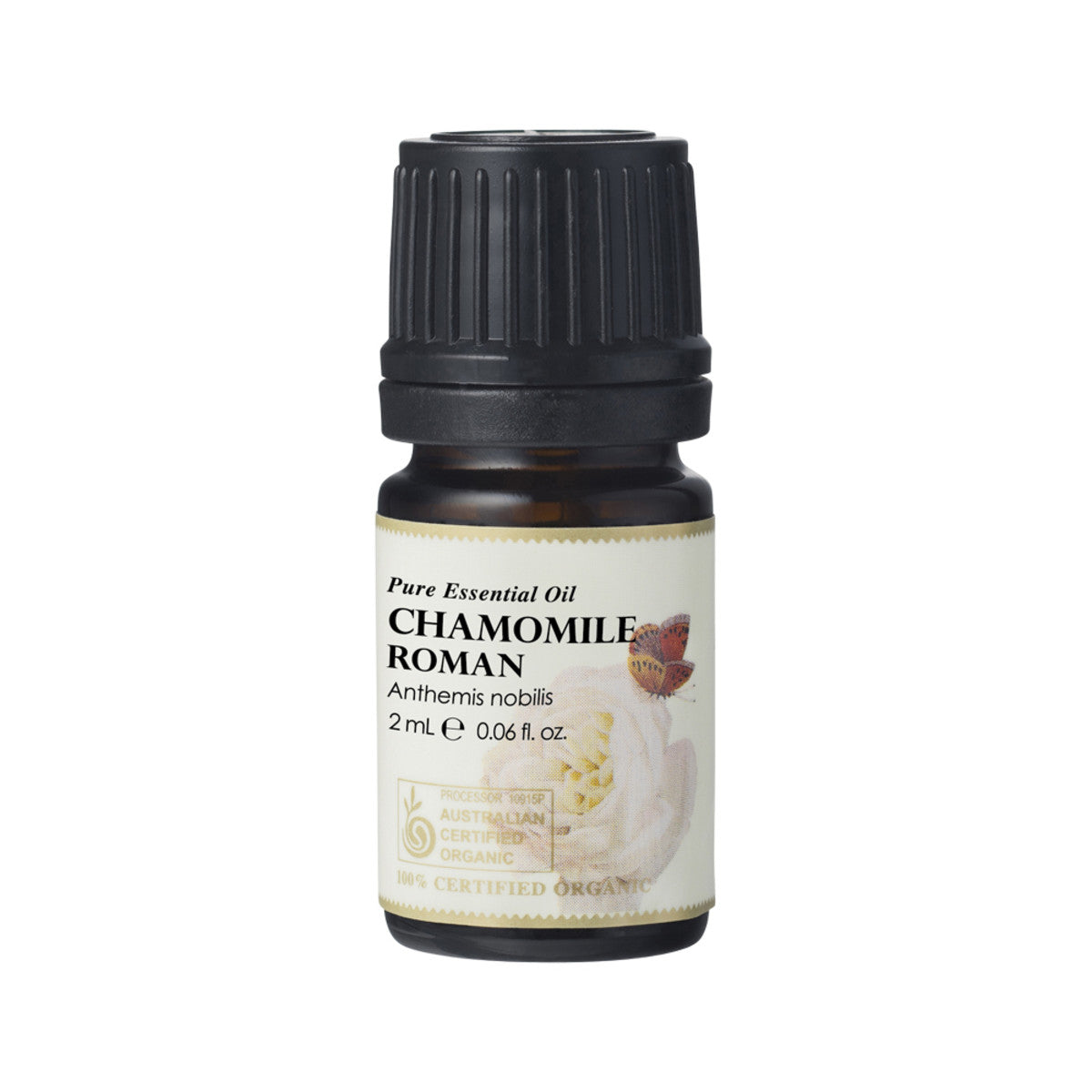 image of Ausganica 100% Certified Organic Essential Oil Chamomile Roman 2ml on white background