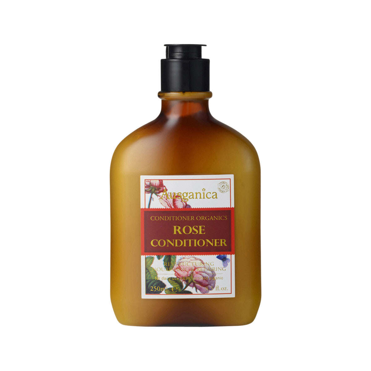 image of Ausganica Organic Rose Conditioner 250ml on white background