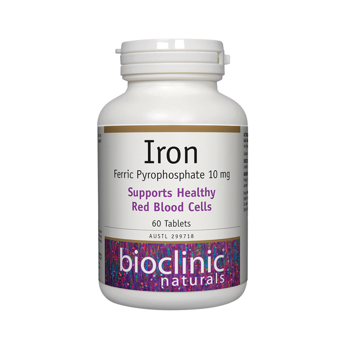 Image of Bioclinic Naturals Iron 60t with a white background