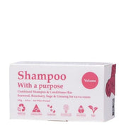 image of Clover Fields Shampoo with a Purpose Bar Shampoo & Conditioner) - Volume on white background 
