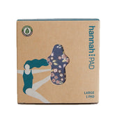 image of Hannahpad Reusable Cloth Pad (Fabric supplied at random) large on white background 