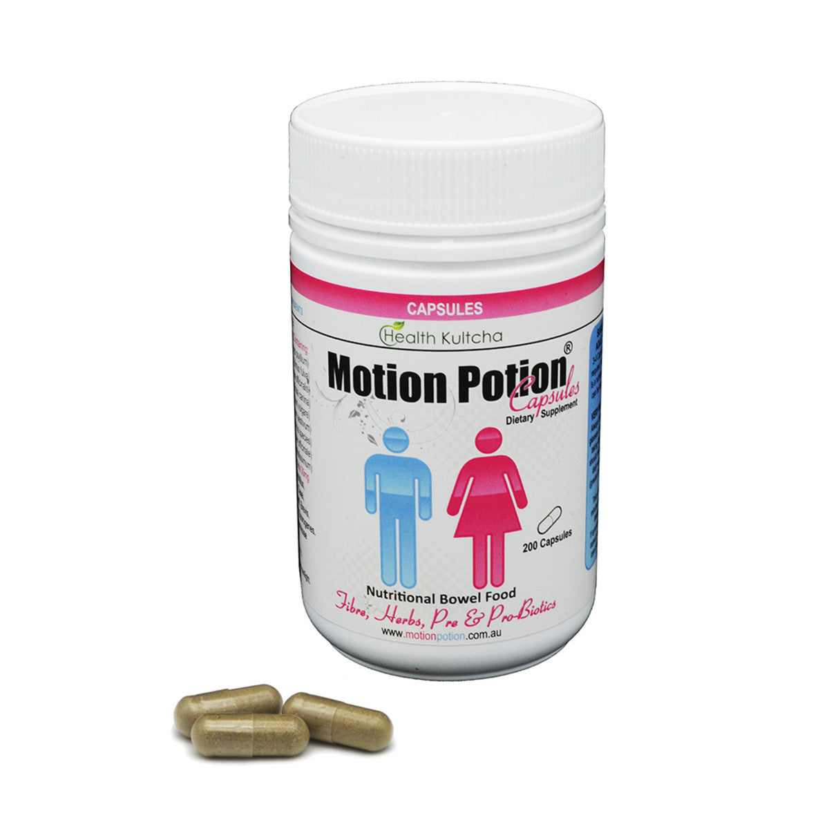 image of Health Kultcha Motion Potion 200c on white background 
