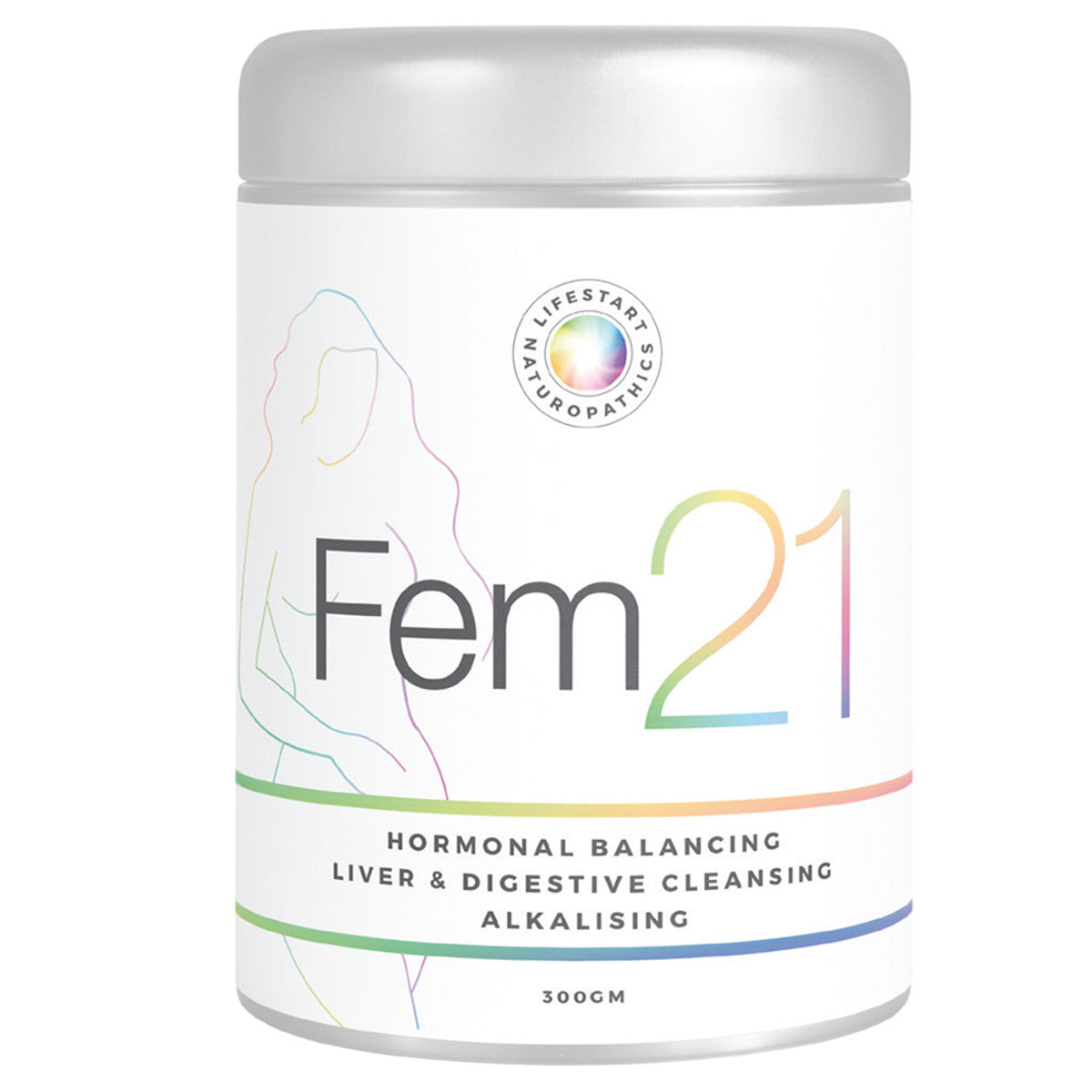 image of LifeStart Naturopathics Fem21 300g on white background 