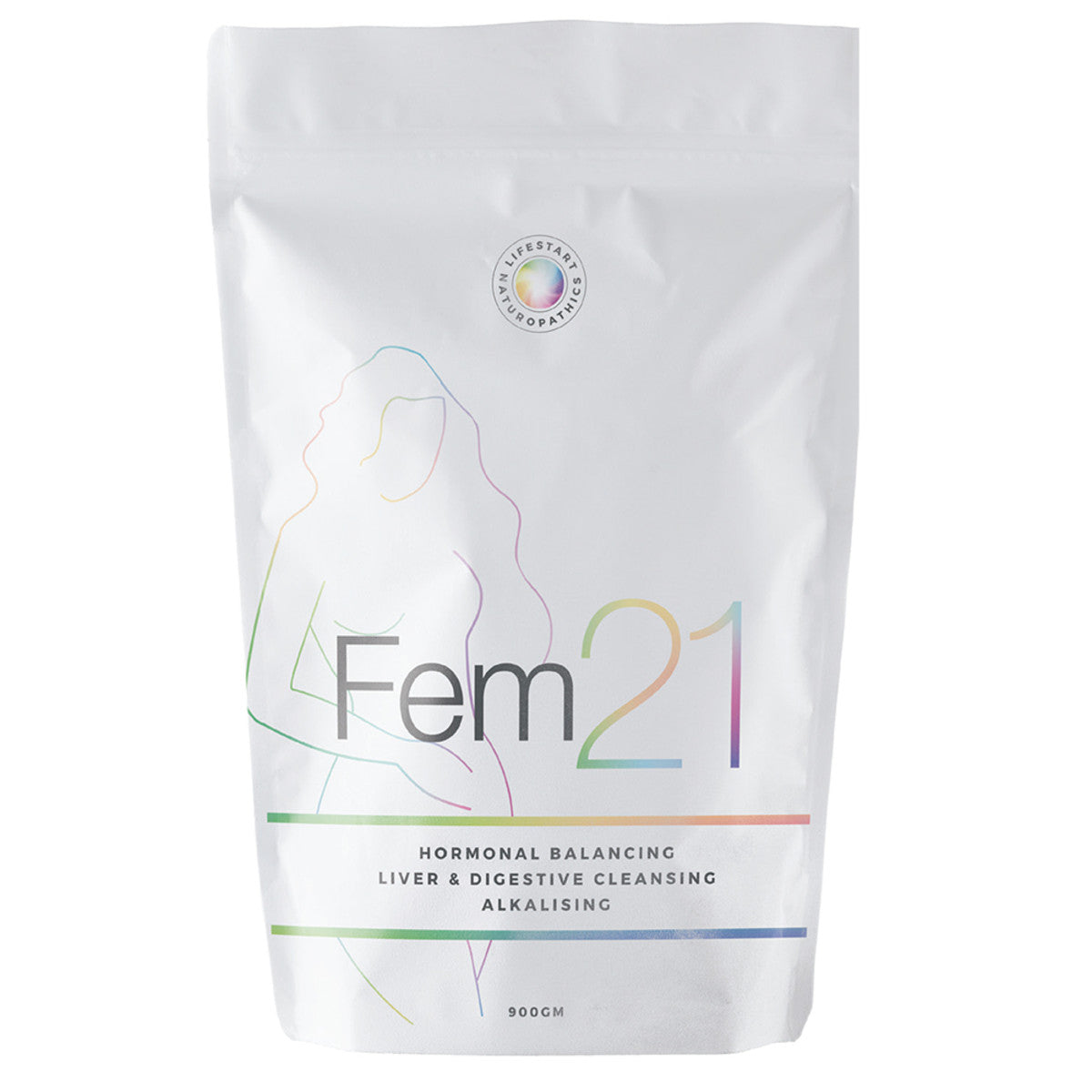 image of LifeStart Naturopathics Fem21 900g on white background 