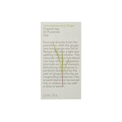 image of Love Tea Organic Lemongrass & Ginger Tea x 20 Pyramids on white background 