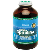 image of MicrOrganics Green Nutritionals Hawaiian Pacifica Spirulina 500mg 1000t on white background