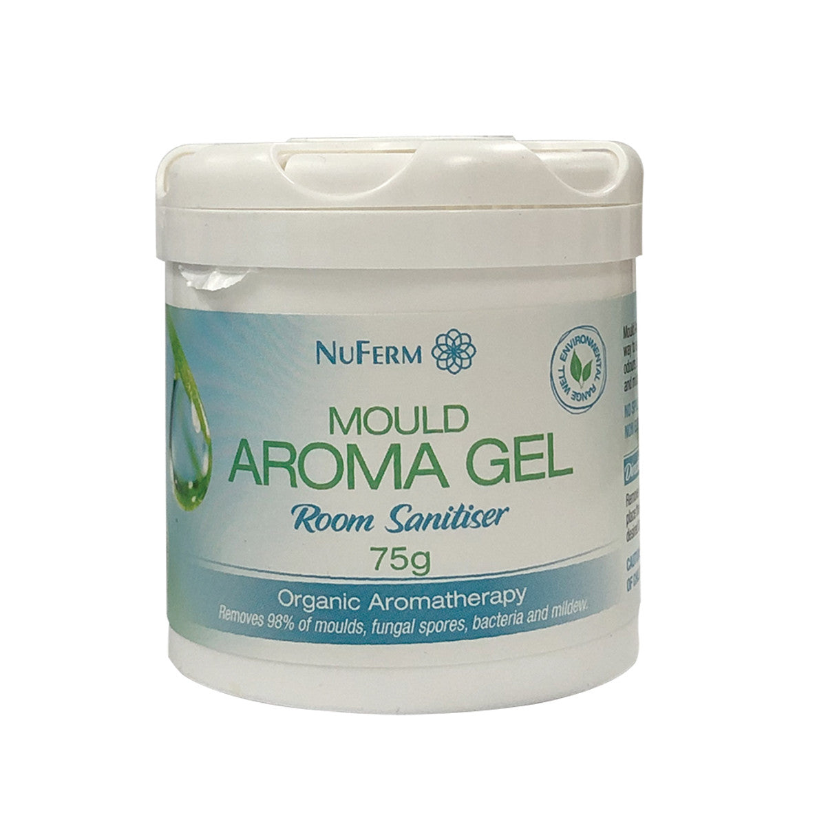image of NuFerm Naturoma Anti-Mould Room Sanitiser 75g on white background 