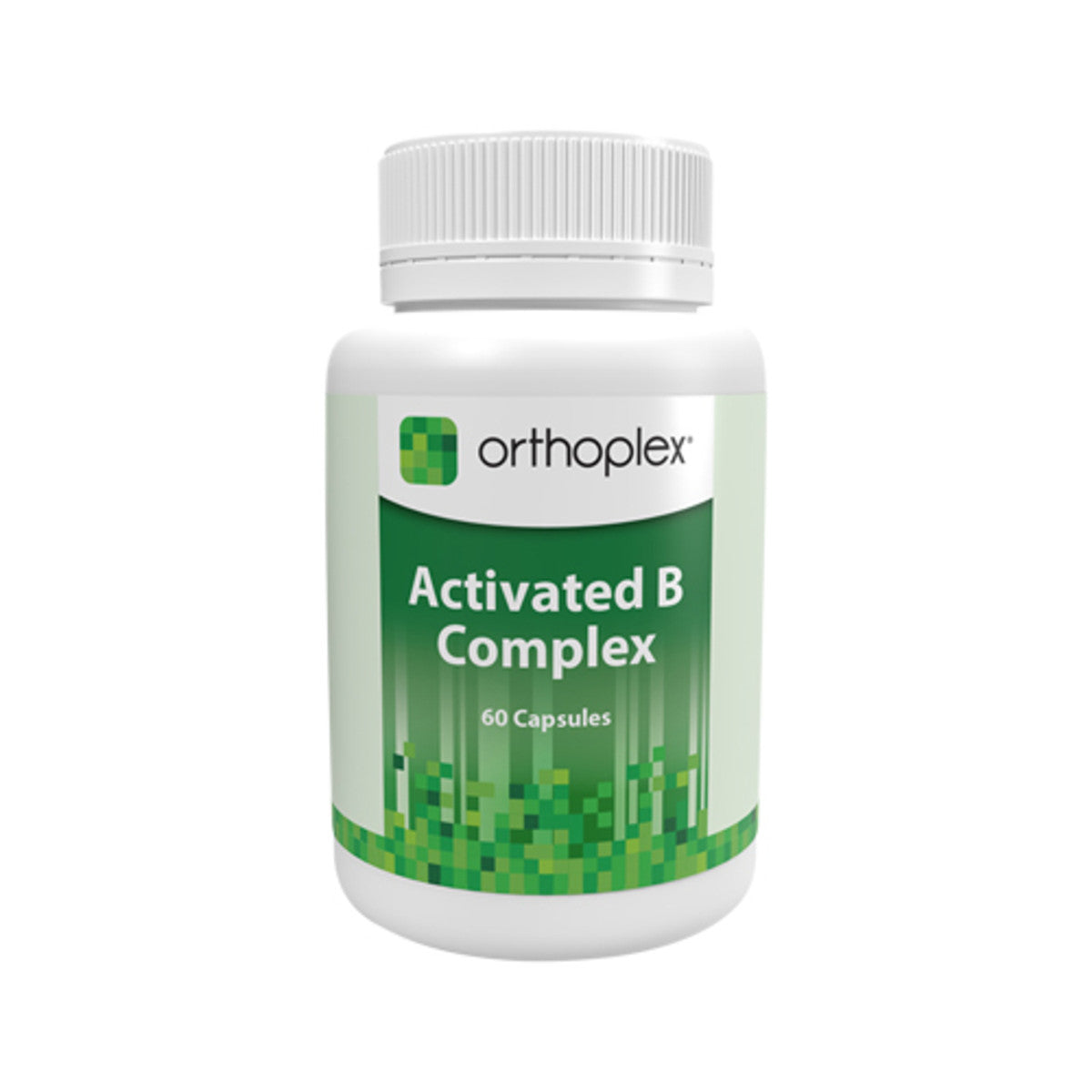 image of Orthoplex Green Activated B Complex 60c on white background 