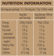 Locako Collagen Coffee Sachet Salted Caramel 12g x 14 Pack